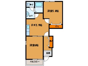 レガリア桔梗の物件間取画像